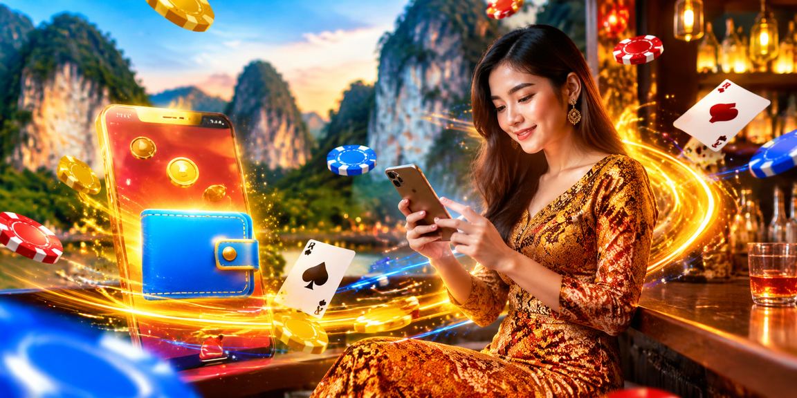 Permainan kad baccarat dan rummy dalam suasana batik tradisional di Ipoh
