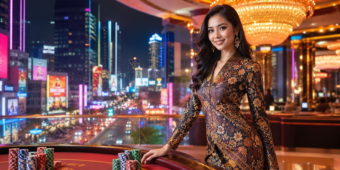 Suasana perayaan dan promosi kasino perlawanan langsung di Kuala Lumpur