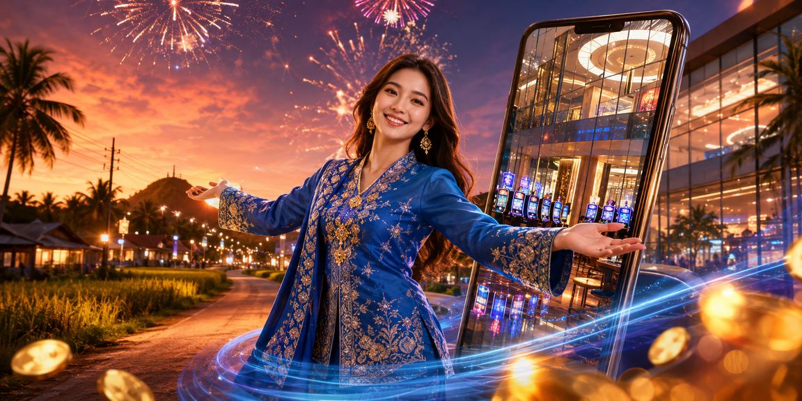 Malaysian user in baju kurung making a secure deposit on the mytown88 platform